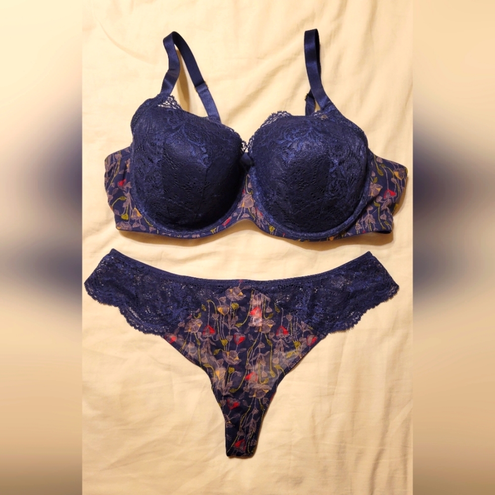 THIRDLOVE Bloom bra and thong set